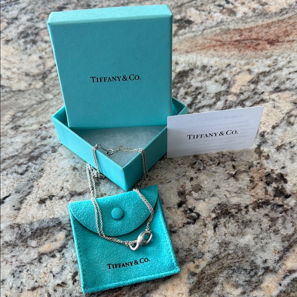 Tiffany & Co. Silver Infinity Necklace